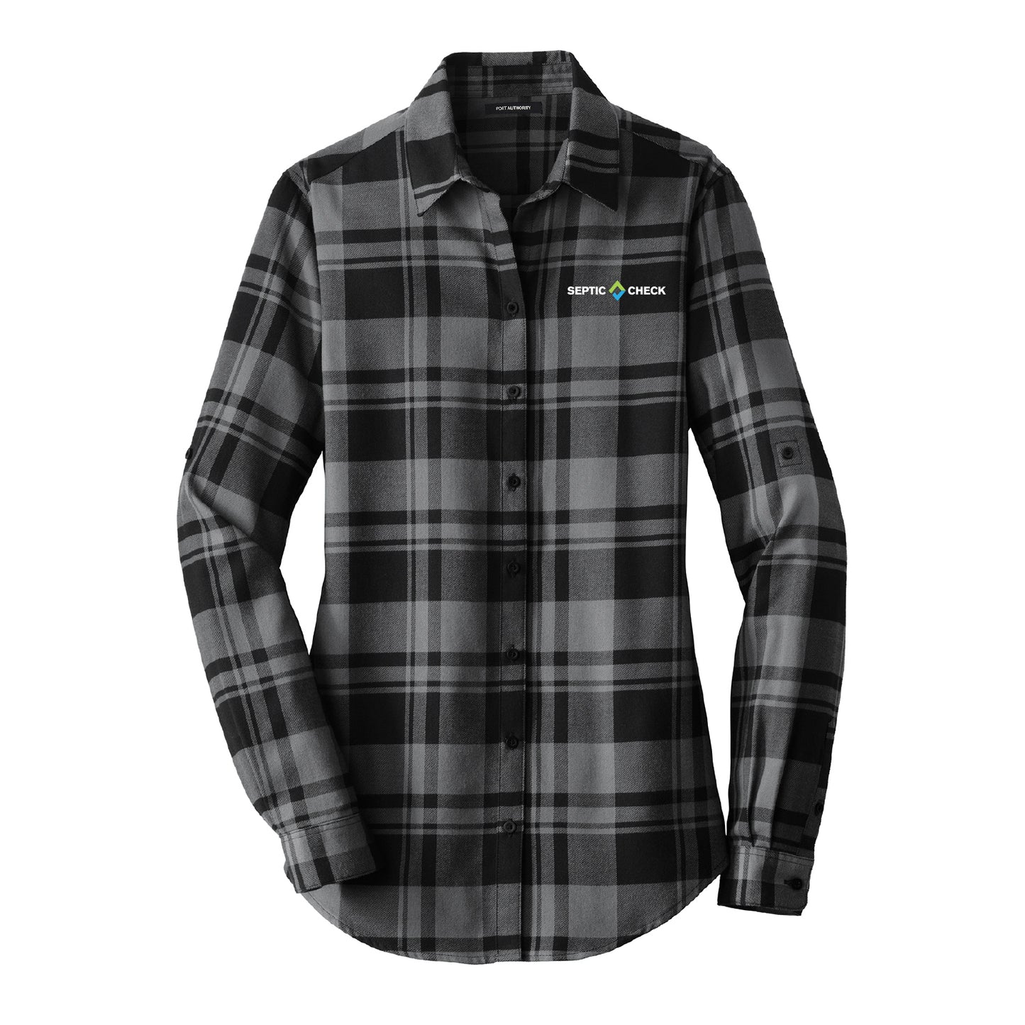Septic Check Women's Plaid Flannel Tunic
