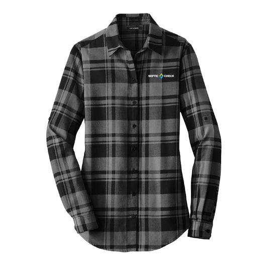 Septic Check Women's Plaid Flannel Tunic