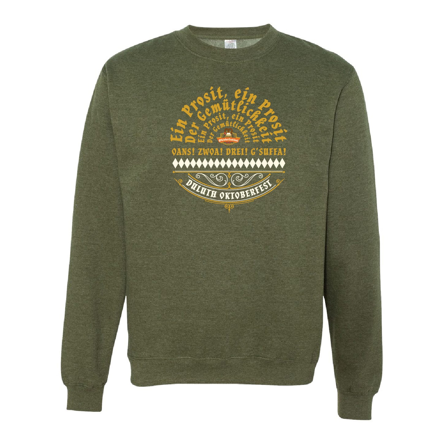 Duluth Oktoberfestival 2024 Midweight Crewneck Sweatshirt Design 4