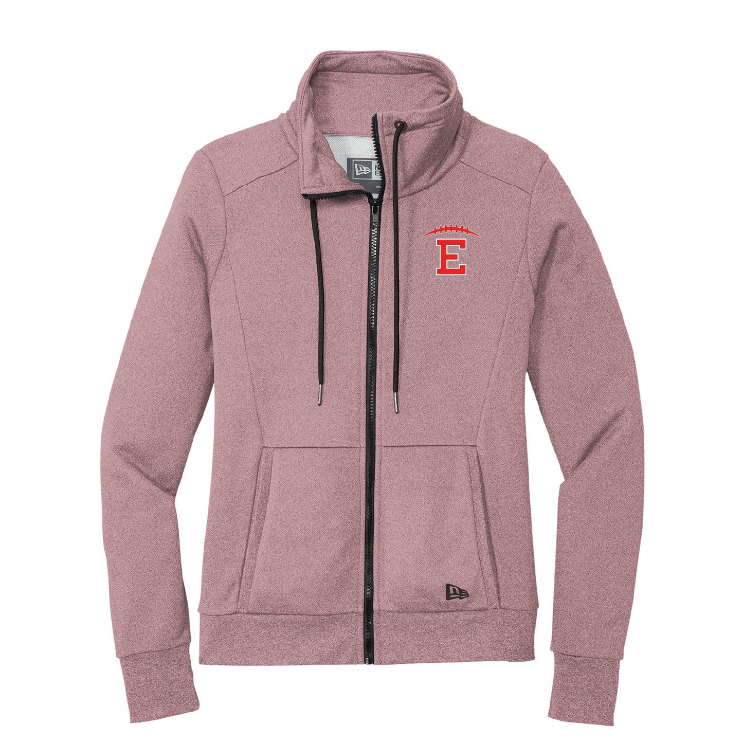 Duluth East Football Ladies Performance Terry Full-Zip Cowl Design 2