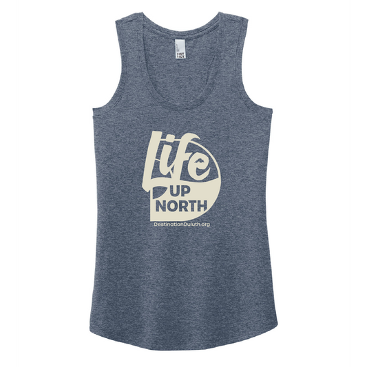 Destination Duluth Life Up North Women's Racerback Tank