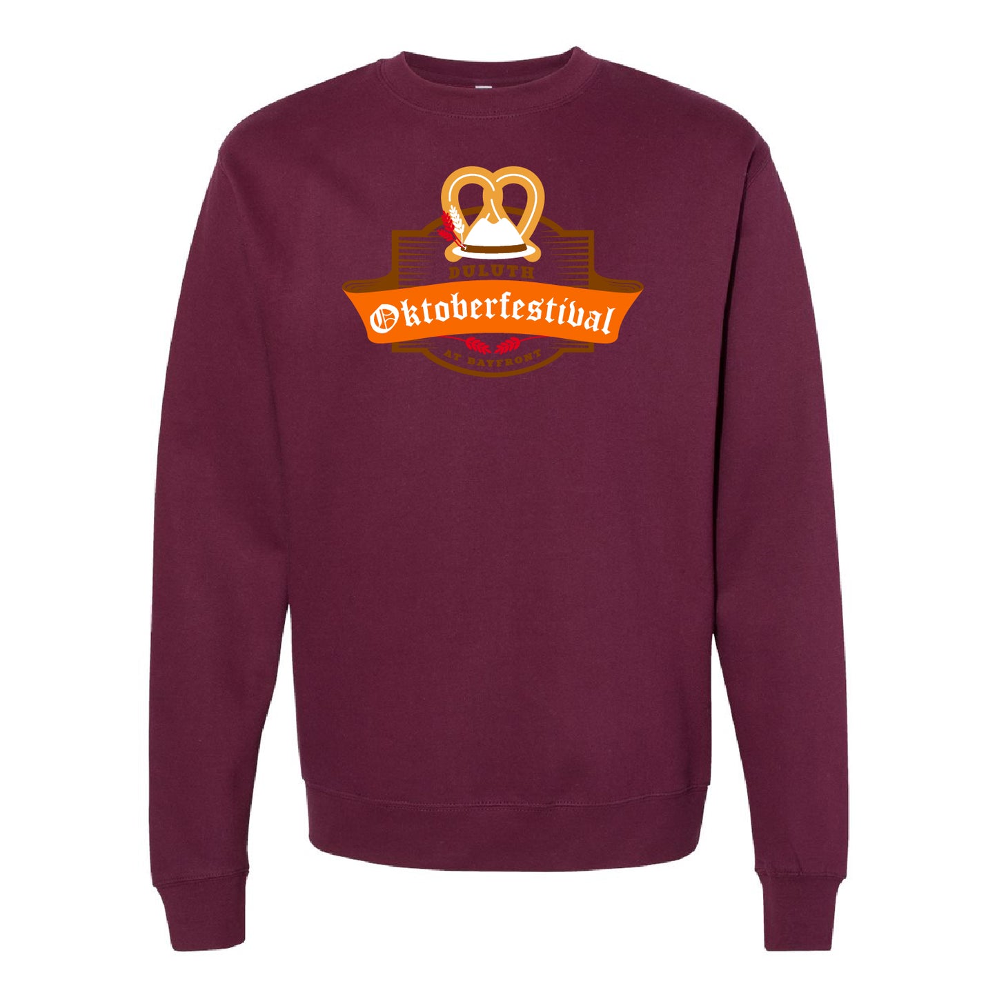 Duluth Oktoberfestival 2024 Midweight Crewneck Sweatshirt Design 1