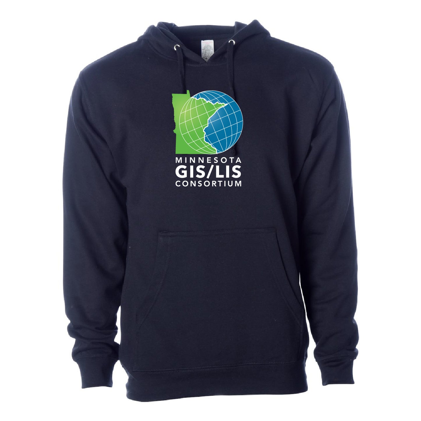MN GIS/LIS Midweight Hooded Sweatshirt Consortium Logo