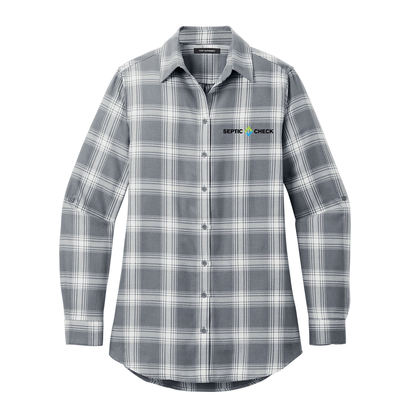 Septic Check Women's Plaid Flannel Tunic