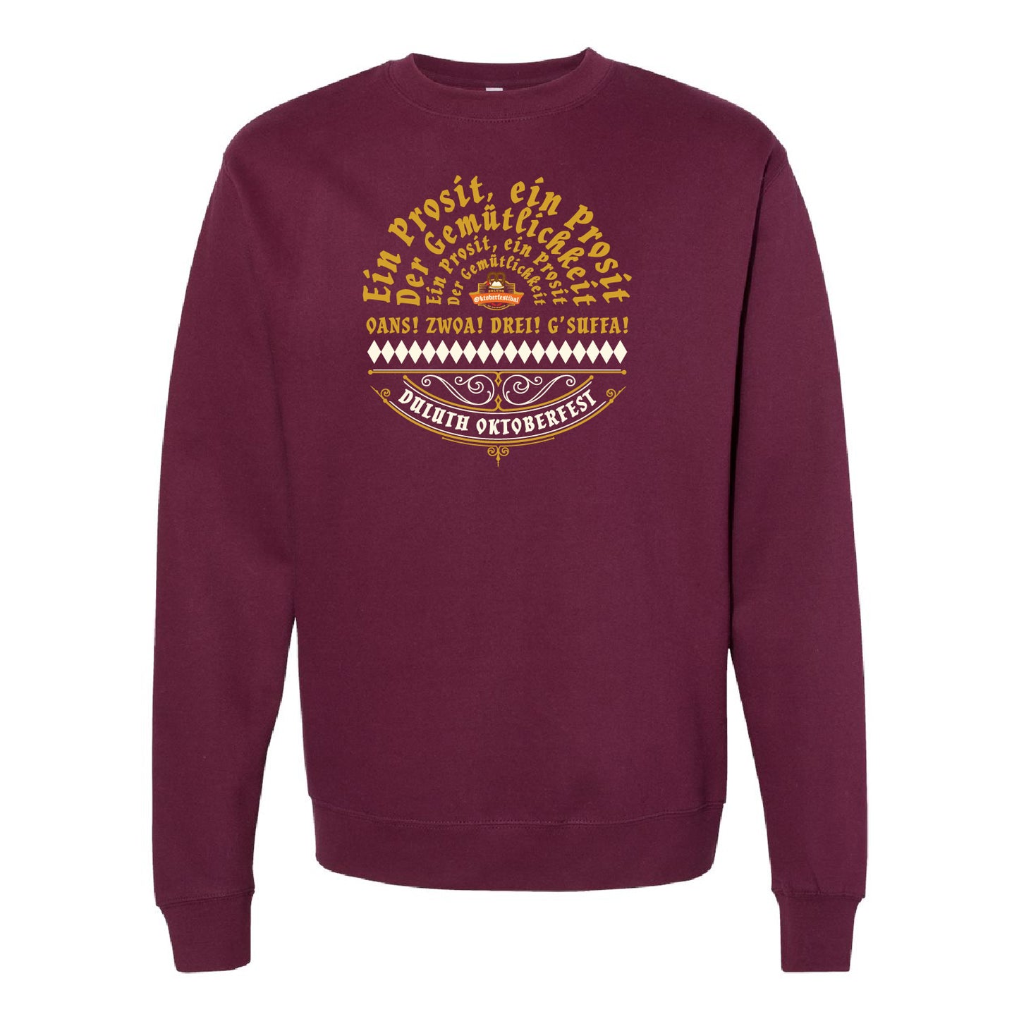 Duluth Oktoberfestival 2024 Midweight Crewneck Sweatshirt Design 4