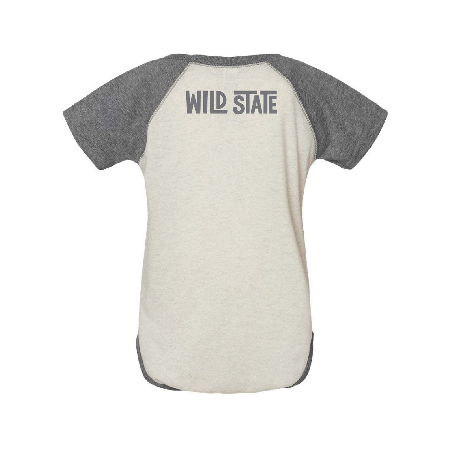 Wild State Infant Natural/Heather Granite Onesie