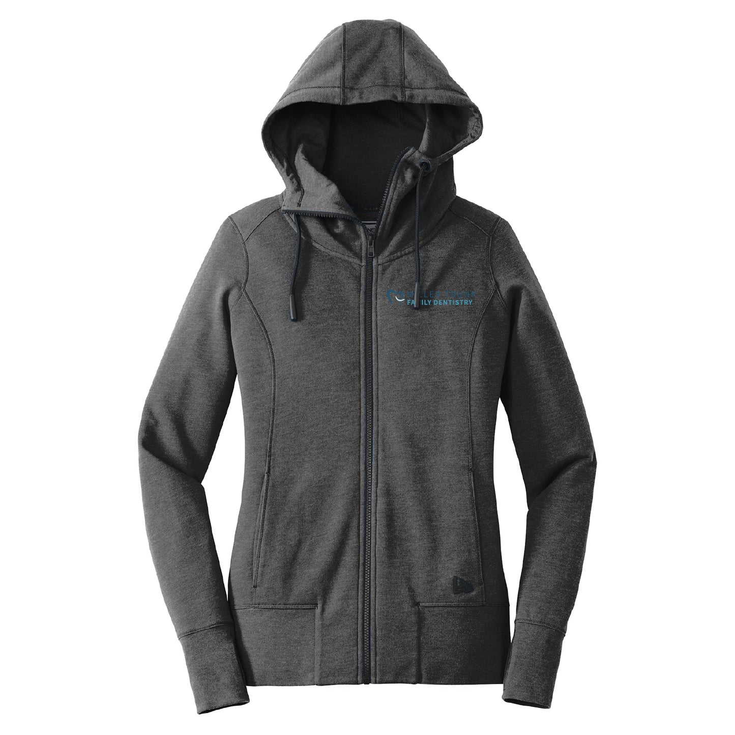 MT Family Women's Tri-Blend Fleece Full-Zip Hoodie