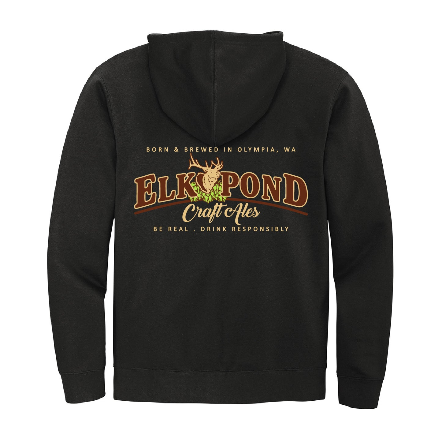 Elk Pond Fleece Full-Zip Hoodie (Full Back)