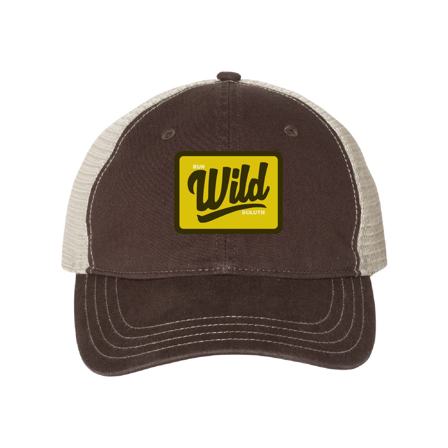 Run Wild Duluth Washed Trucker Cap (Swoosh Patch)