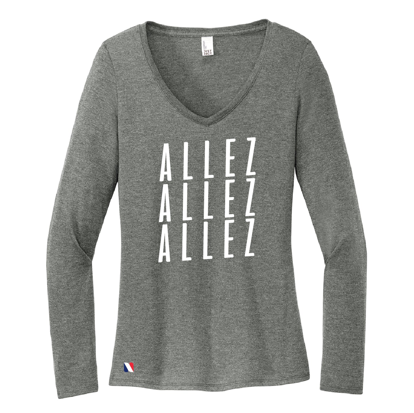 ALLEZ – Women’s Perfect Tri® Long Sleeve V-Neck Tee