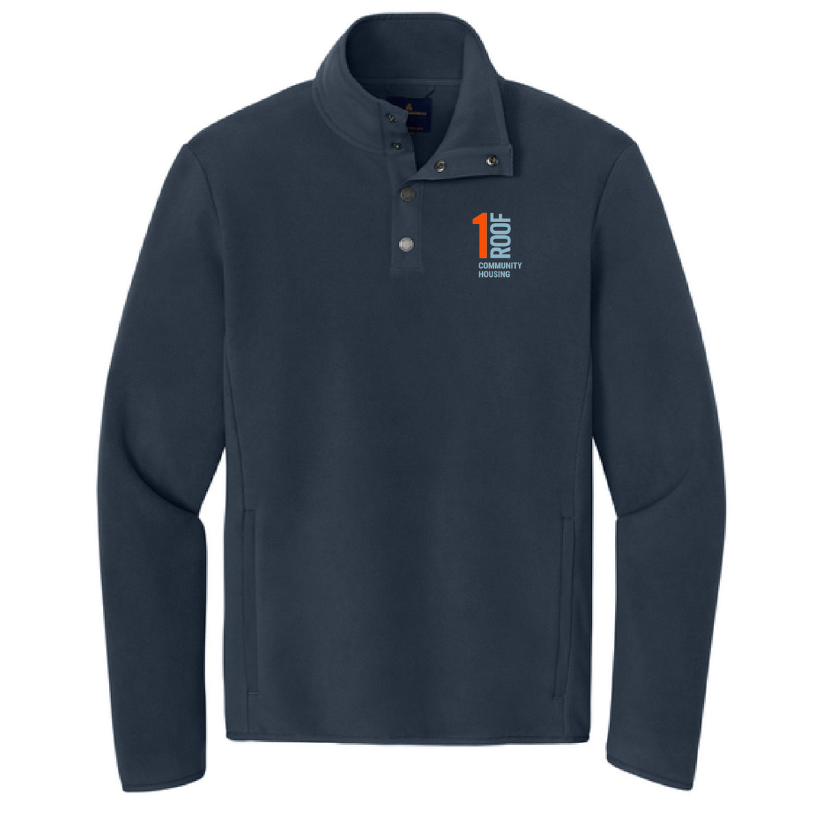 1Roof Housing Brooks Brothers® Fleece 1/4-Snap Neck