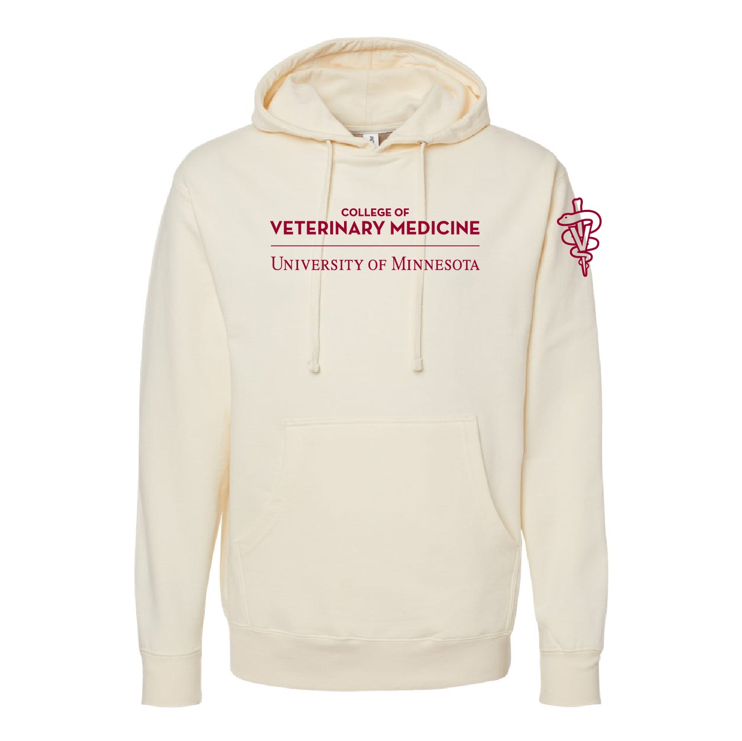 U of M Vet Med Midweight Hooded Sweatshirt