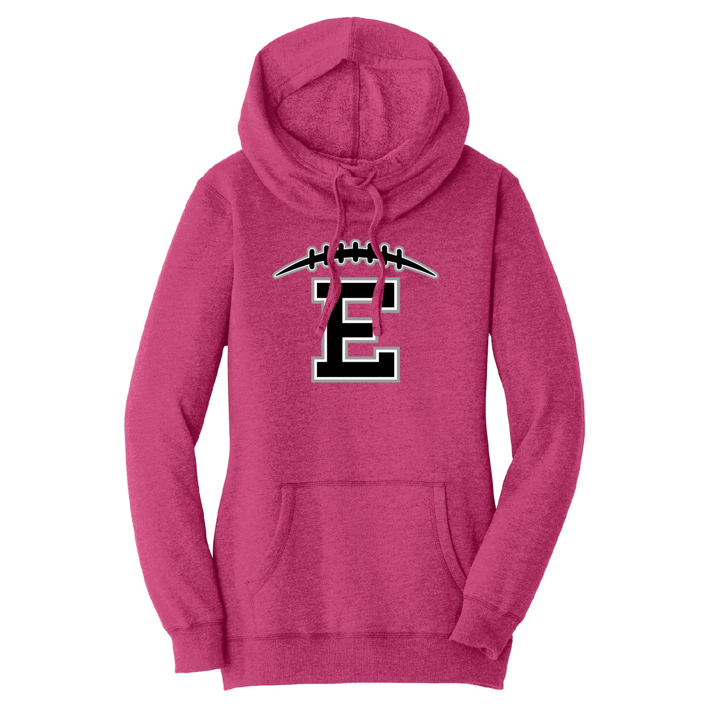 Duluth East Football Women’s Lightweight Fleece Hoodie Design 2