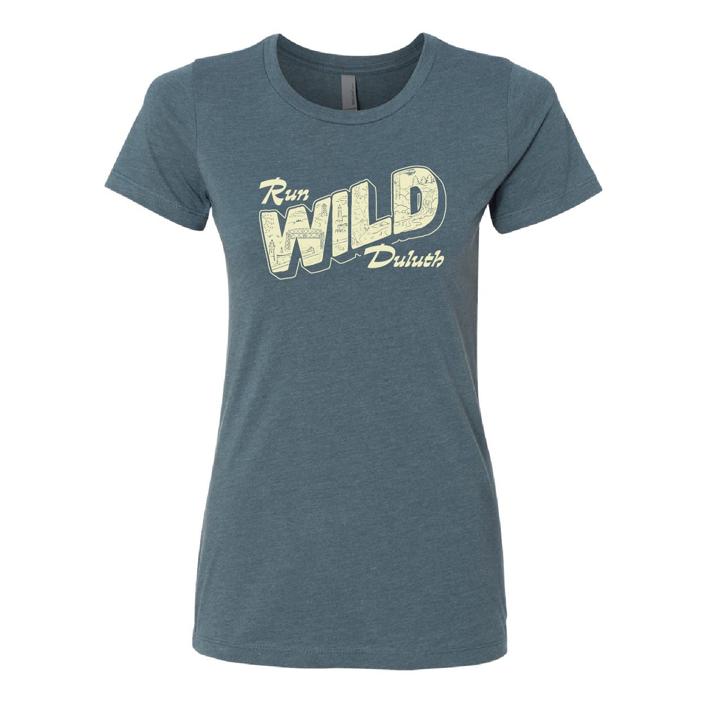 Run Wild Duluth Women's Soft Tee (Illustration)