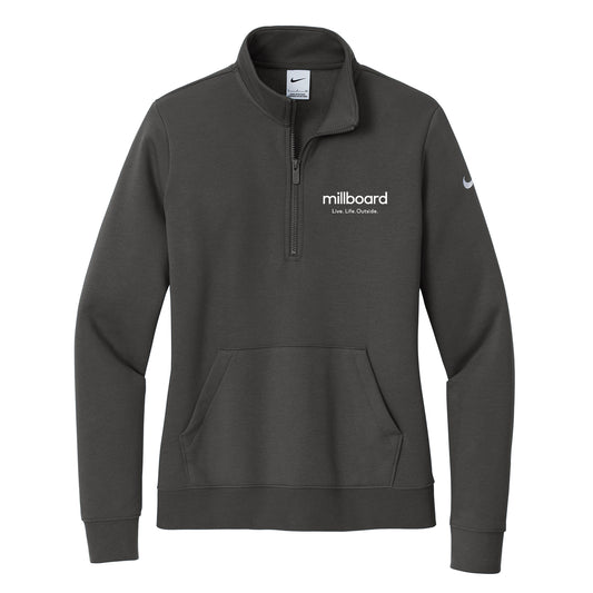 Millboard Nike Women's Club Fleece Sleeve Swoosh 1/2-Zip