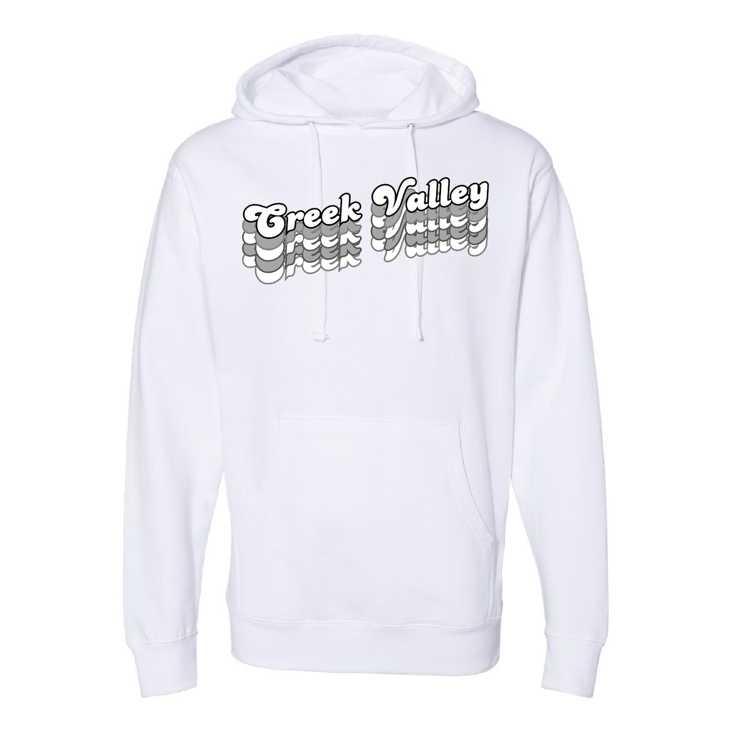 Creek Valley Elementary Unisex Midweight Hooded Sweatshirt Repeat