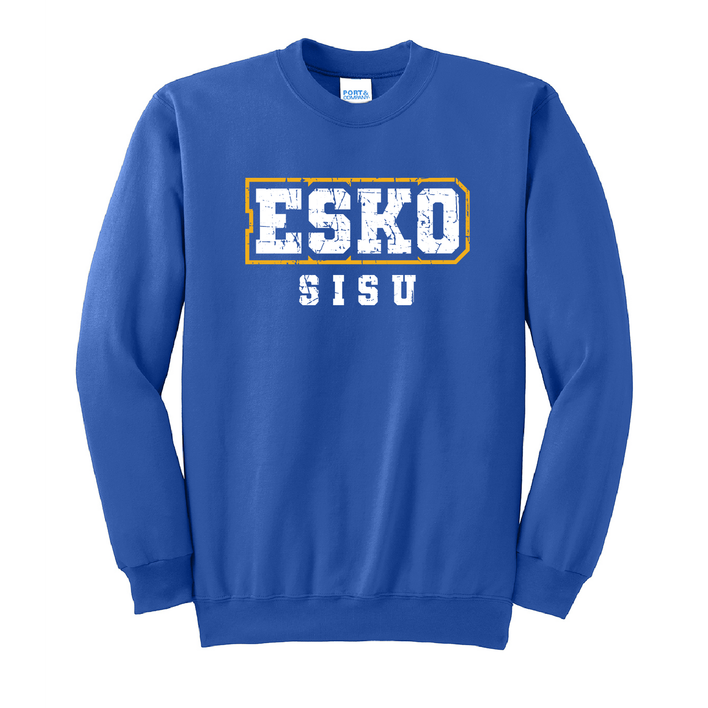 Esko Fall Sisu Soccer Essential Fleece Crewneck Sweatshirt TALL