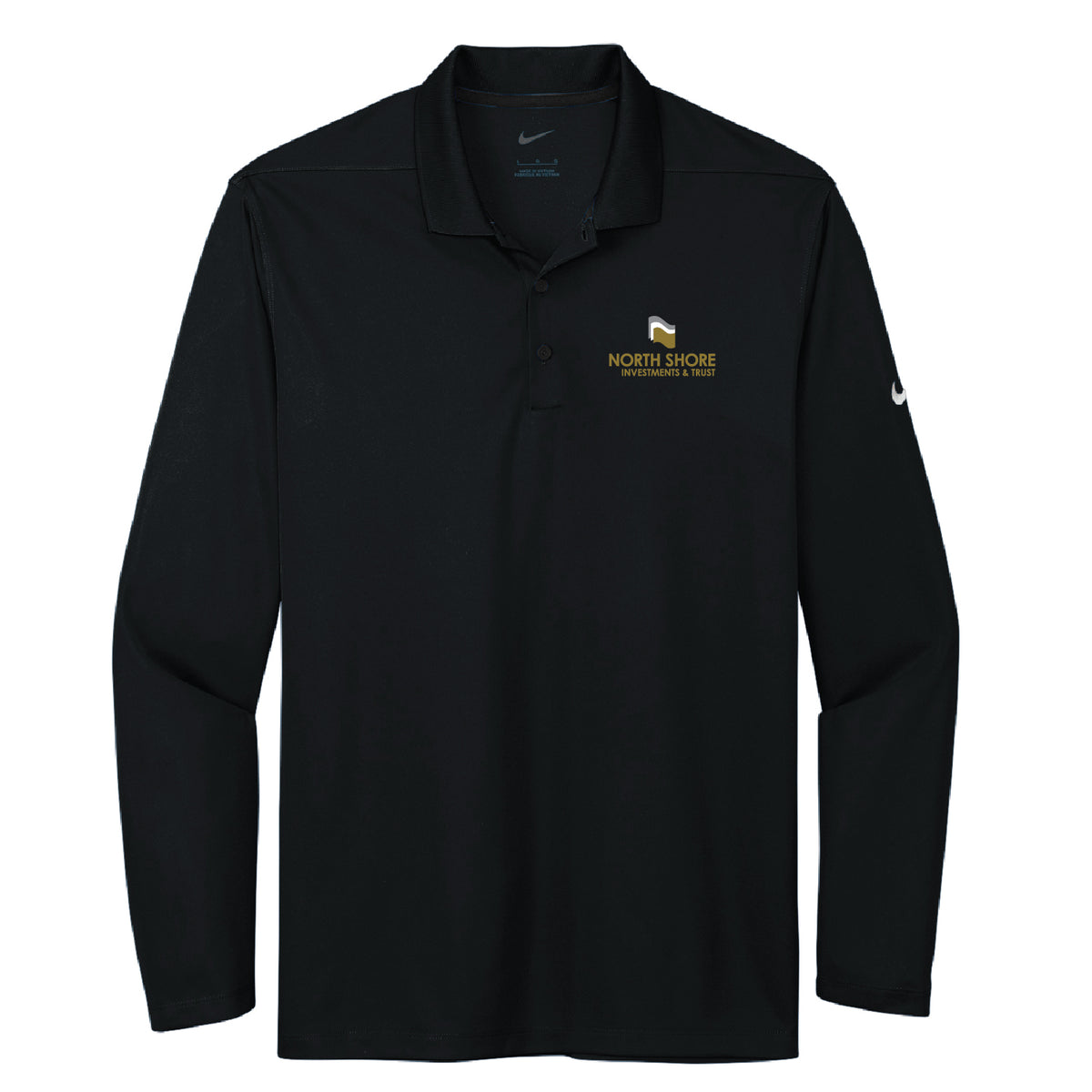 NSB Investments & Trust Nike Long Sleeve Dri-FIT Stretch Tech Polo