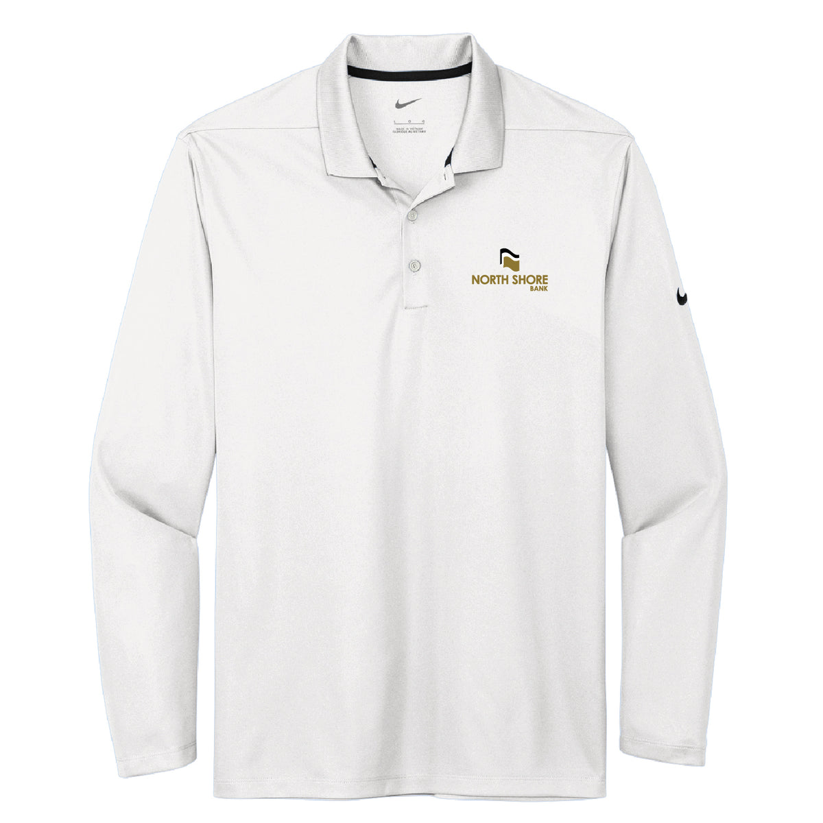 NSB Bank Nike Long Sleeve Dri-FIT Stretch Tech Polo