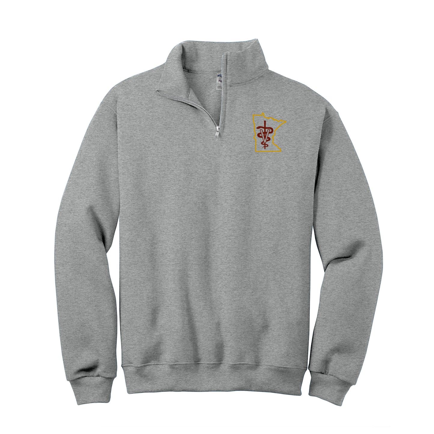 SCAAEP 1/4-Zip Cadet Collar Sweatshirt