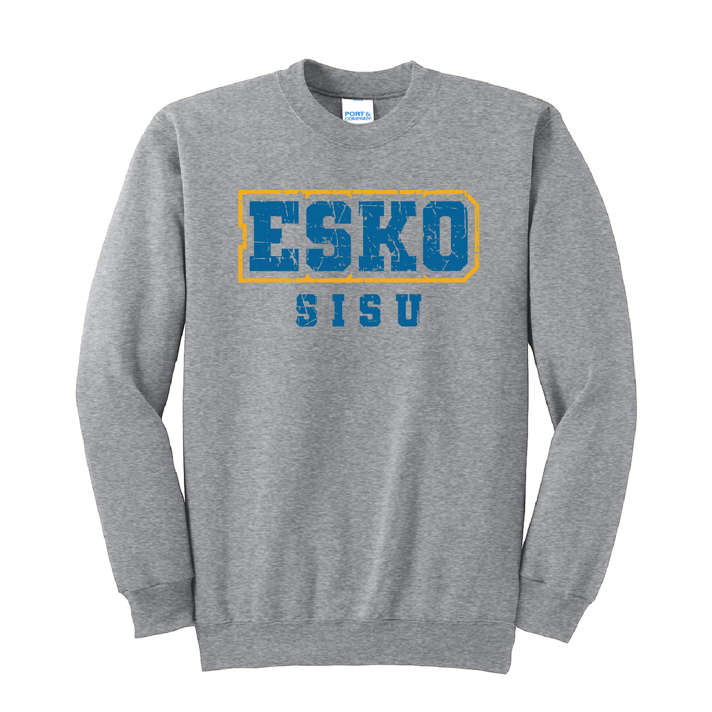 Esko Fall Sisu Soccer Essential Fleece Crewneck Sweatshirt TALL