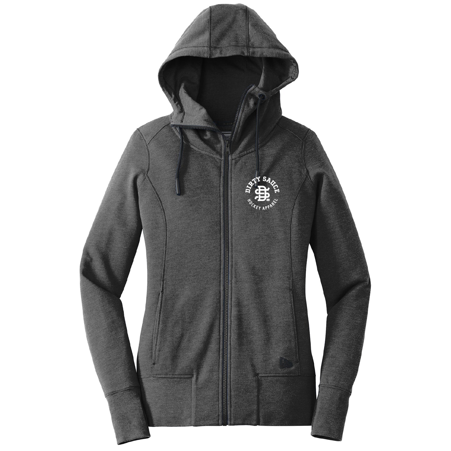 Dirty Sauce Hockey Ladies Triblend Full Zip Hoodie