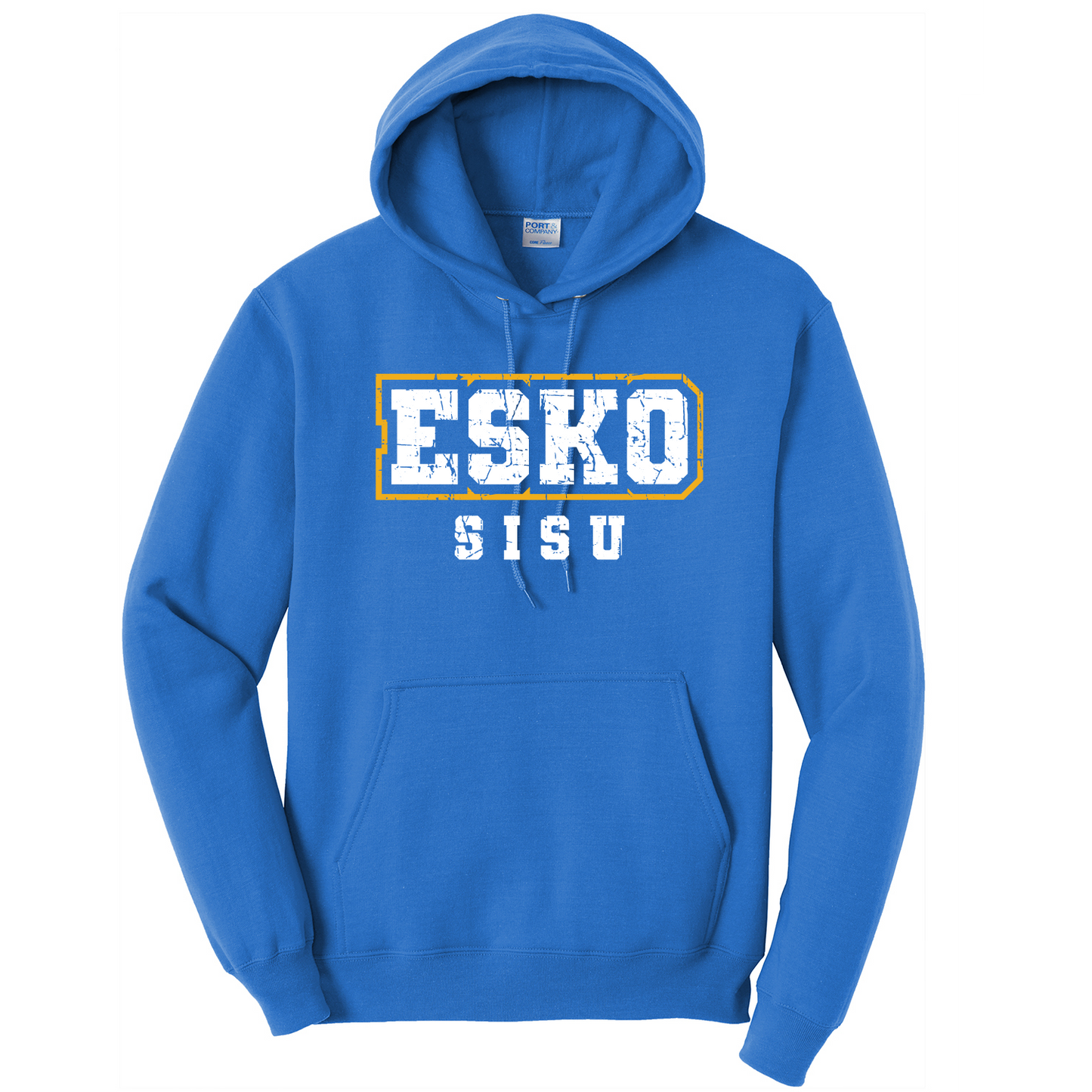 Esko Fall Sisu Soccer Core Fleece Pullover Hooded Sweatshirt TALL