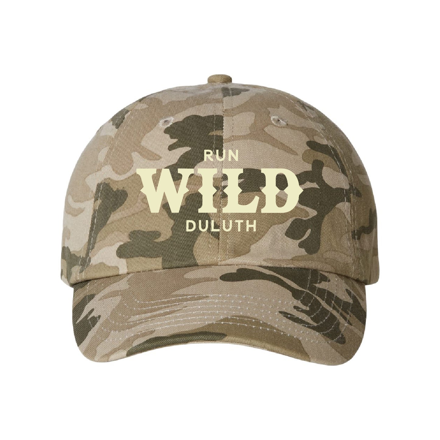 Run Wild Duluth Dad Hat (Stacked)