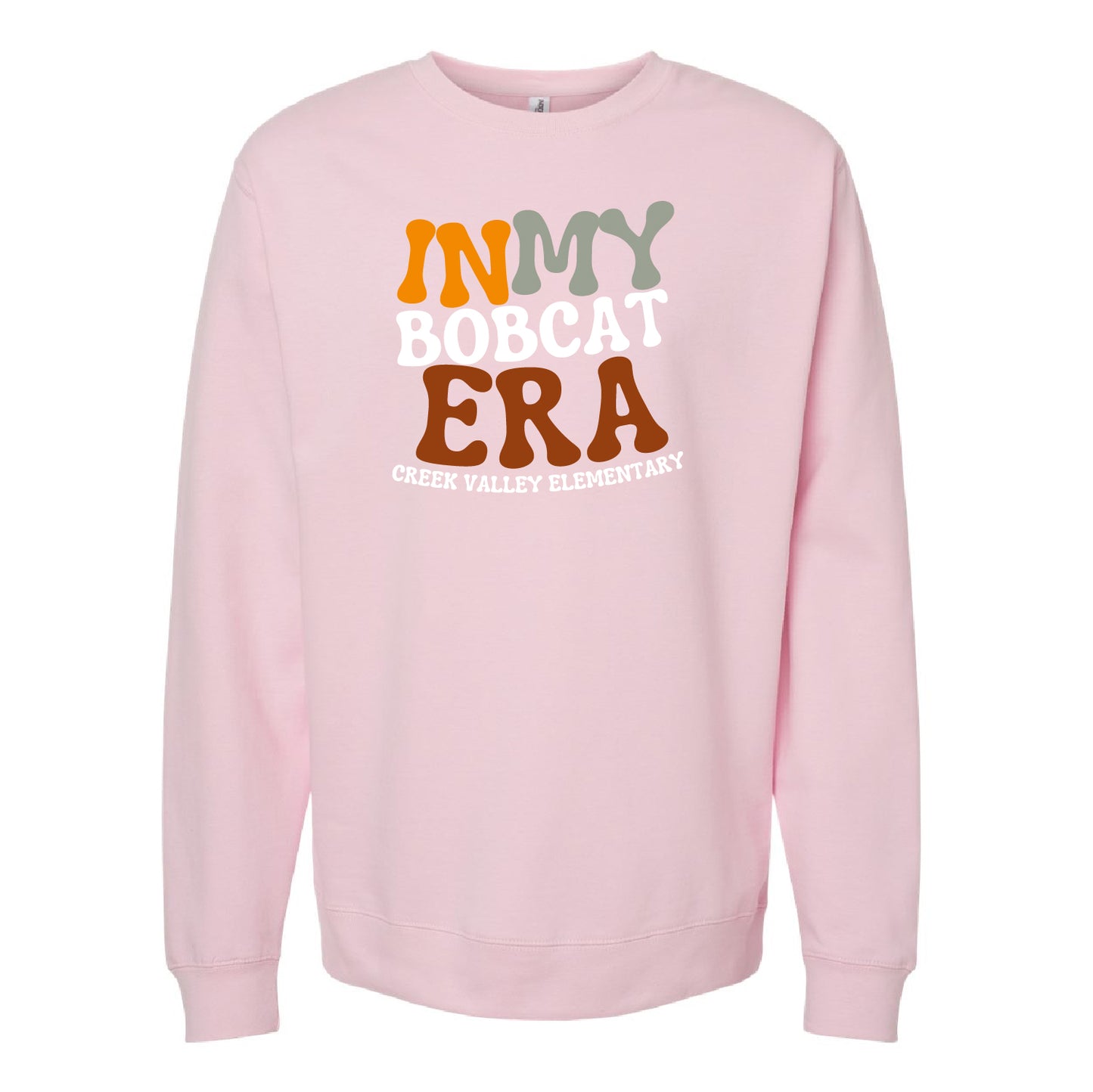 Creek Valley Elementary Unisex Midweight Sweatshirt Bobcat Era