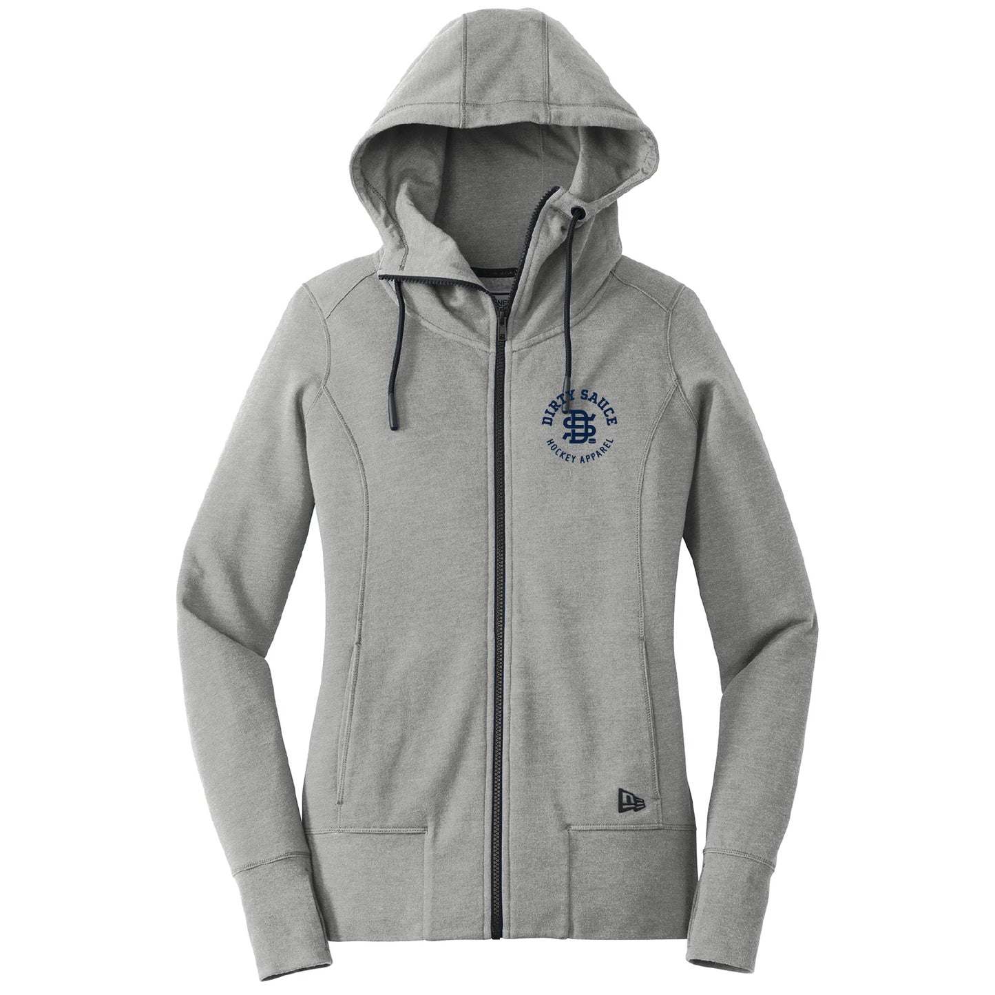 Dirty Sauce Hockey Ladies Triblend Full Zip Hoodie