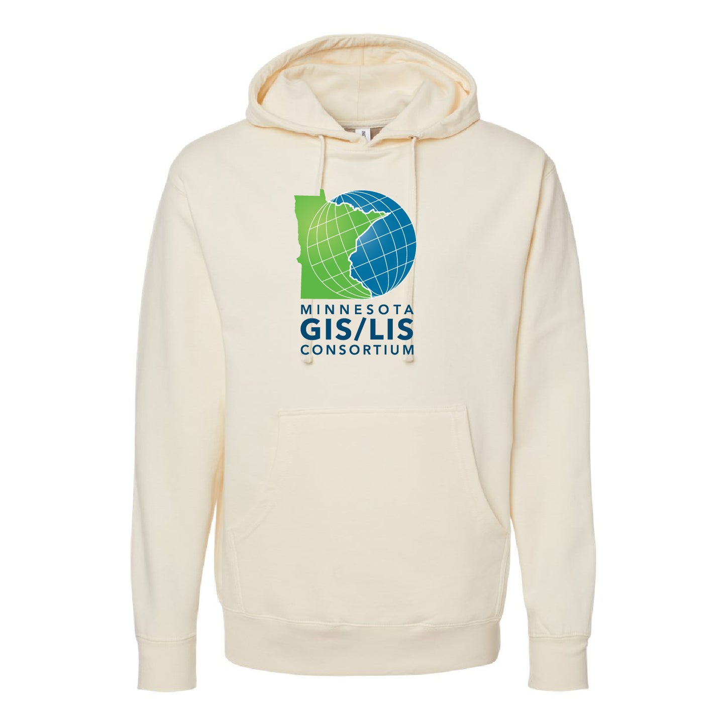 MN GIS/LIS Midweight Hooded Sweatshirt Consortium Logo