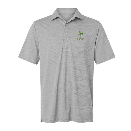 LSCHC Men's Bohemian Striped Heather Performance Polo