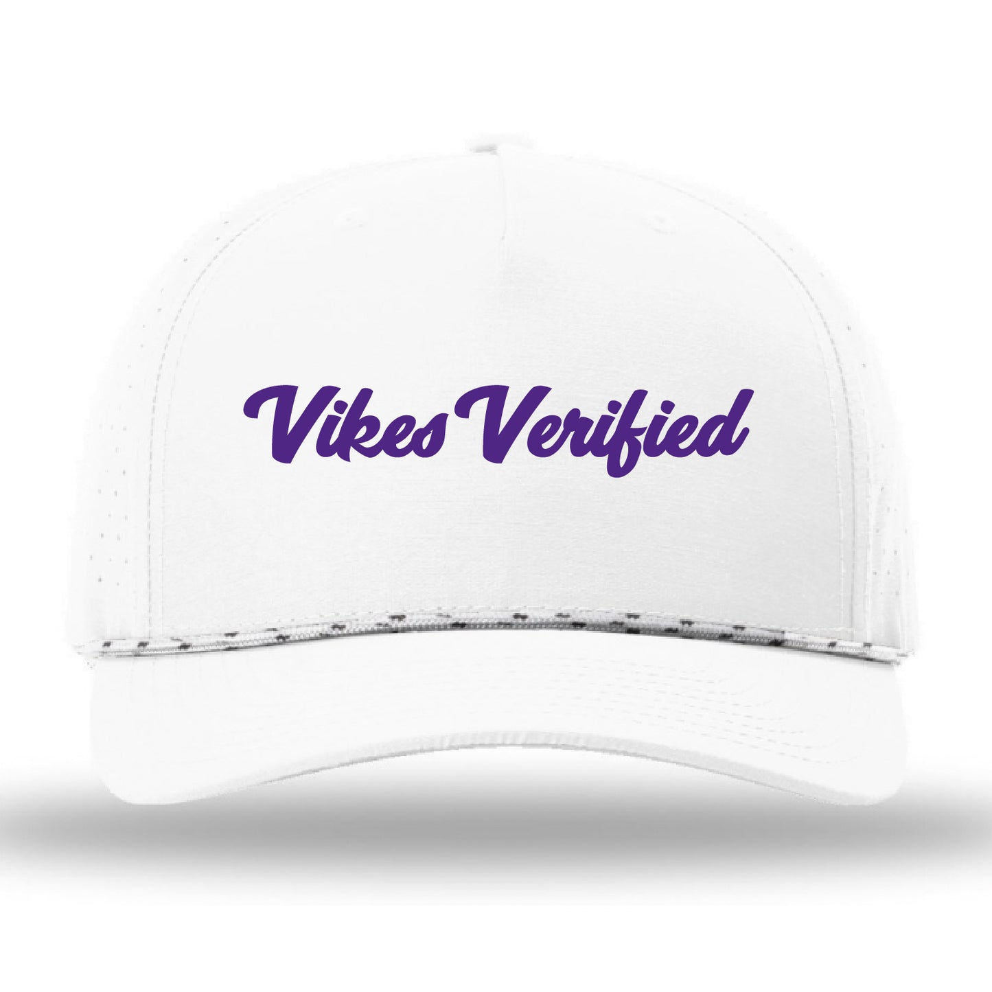 Vikes Verified Richardson Laser Perf Performance Rope Cap