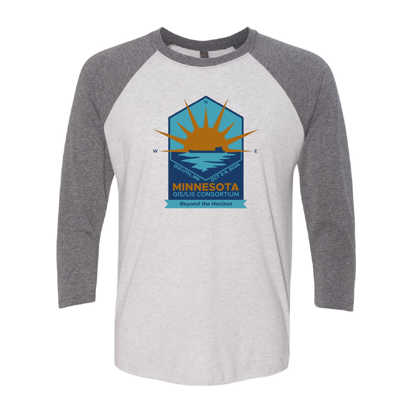 MN GIS/LIS Unisex Raglan Shirt Conference Logo 2