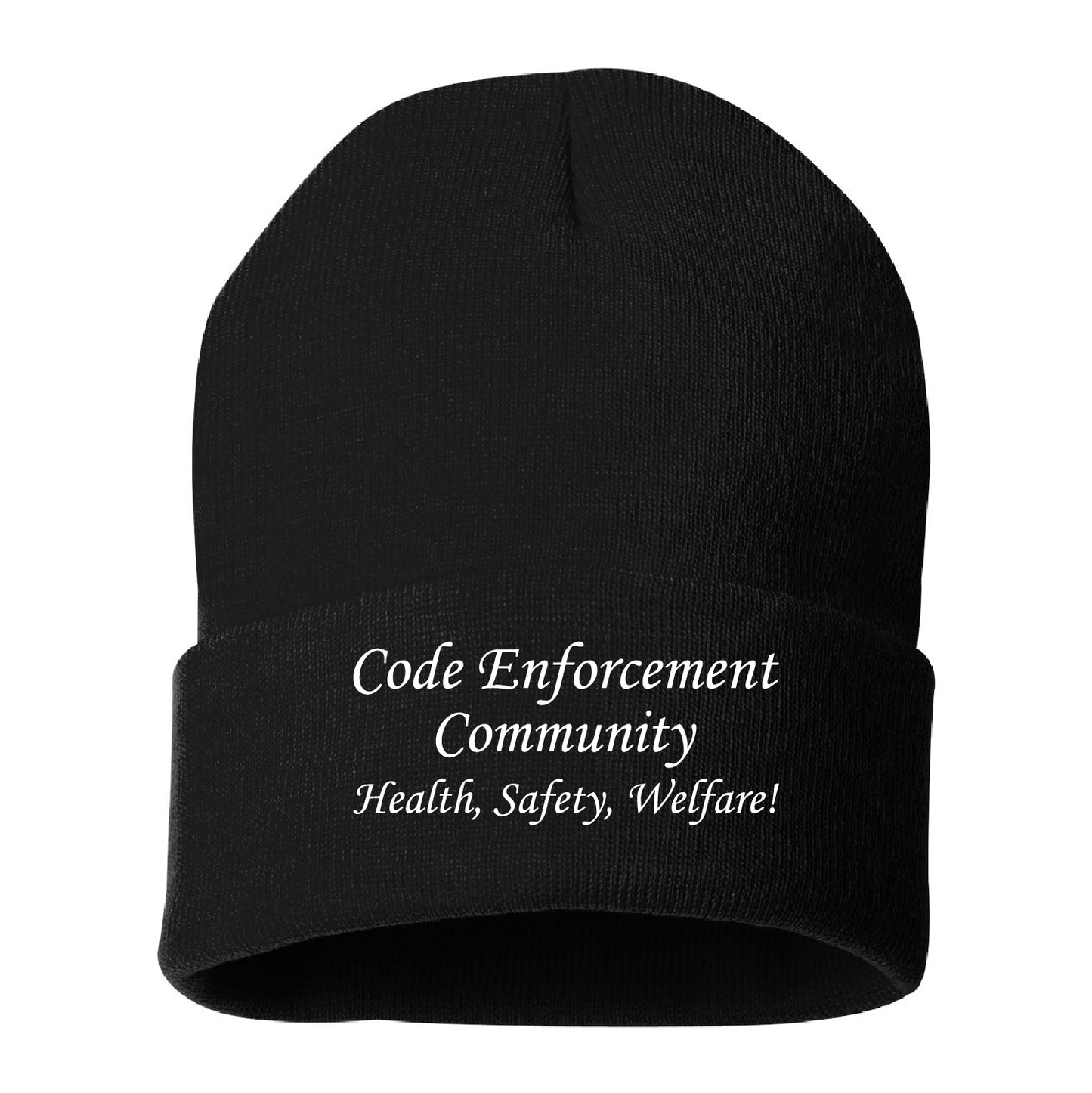 NYS Code Apparel Solid Cuffed Beanie