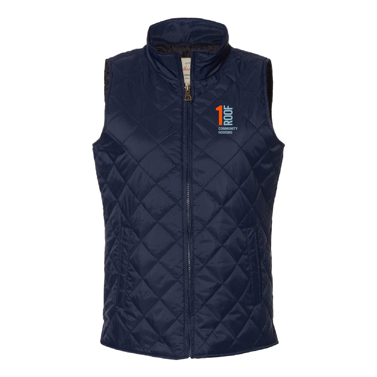 1Roof Women's Vintage Diamond Quilted Vest