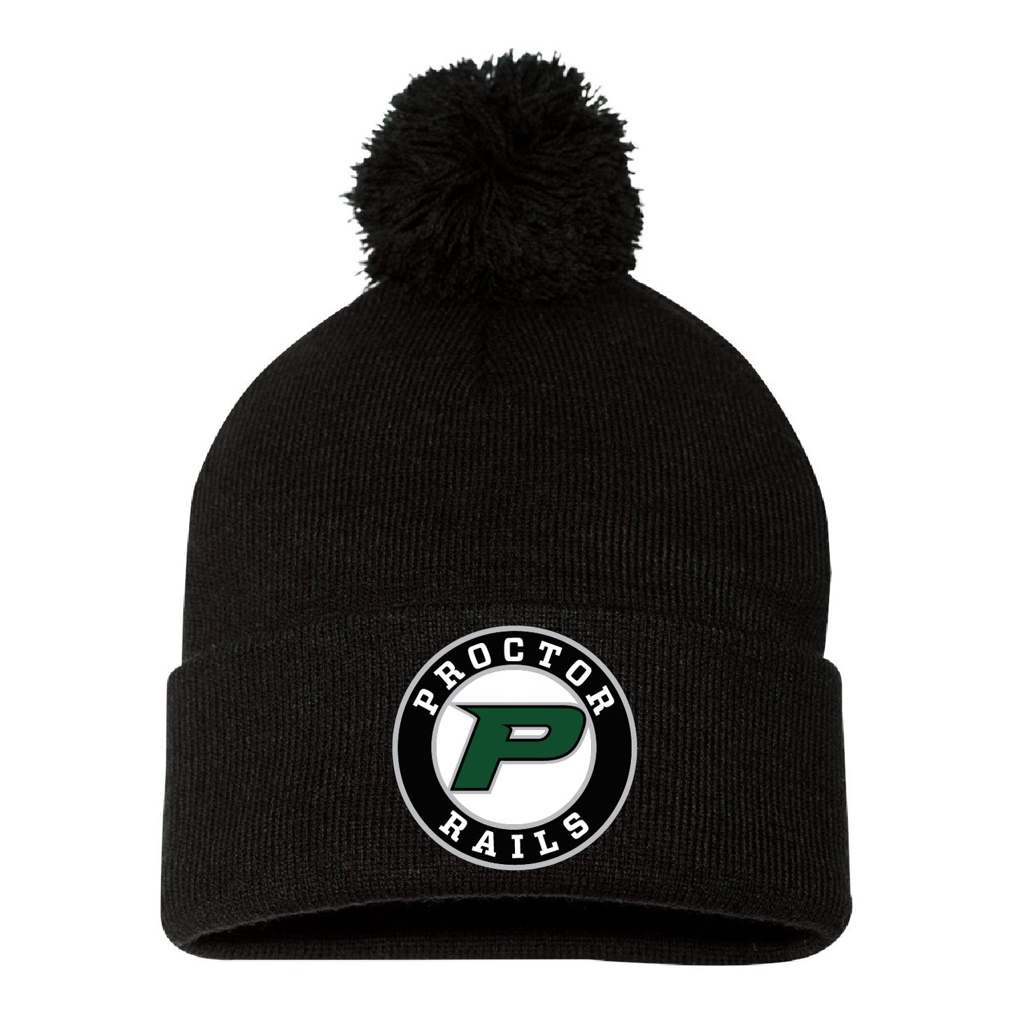 PAHA Apparel Store Pom-Pom Cuffed Beanie