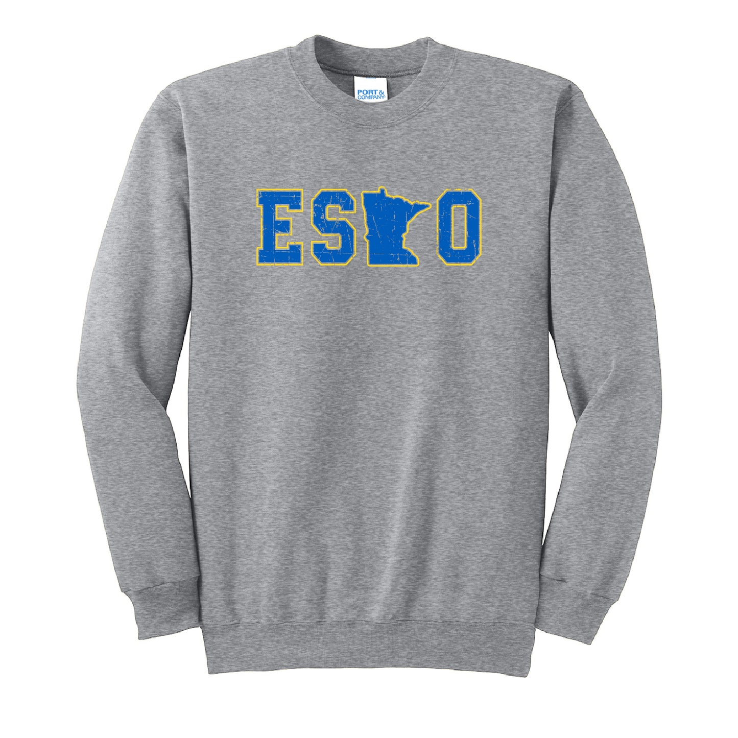 Esko United Essential Fleece Crewneck Sweatshirt (Tall Sizing Included)