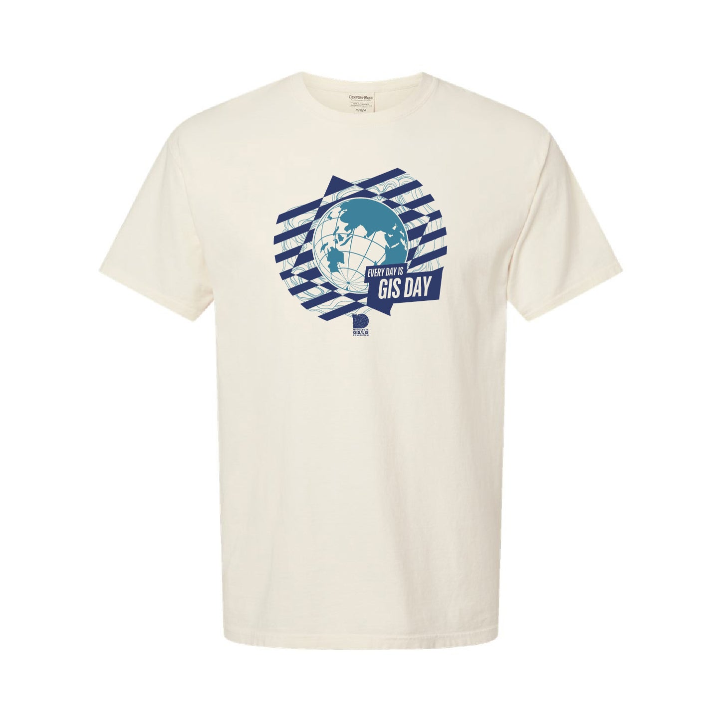 GIS Day 2025 Men's Garment-Dyed T-Shirt (2)
