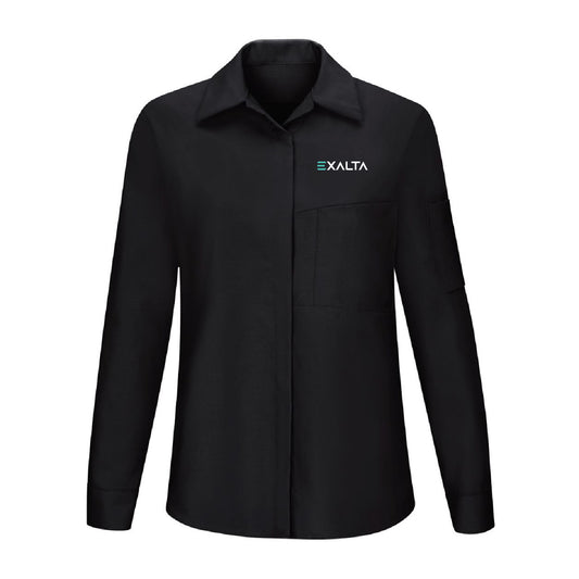 Exalta Women's Performance Plus Long Sleeve Shop Shirt with Oilblok Technology
