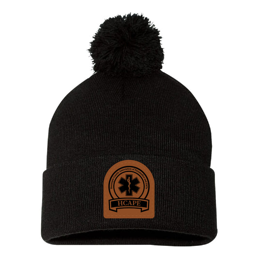 HCAPE  Pom-Pom Cuffed Beanie