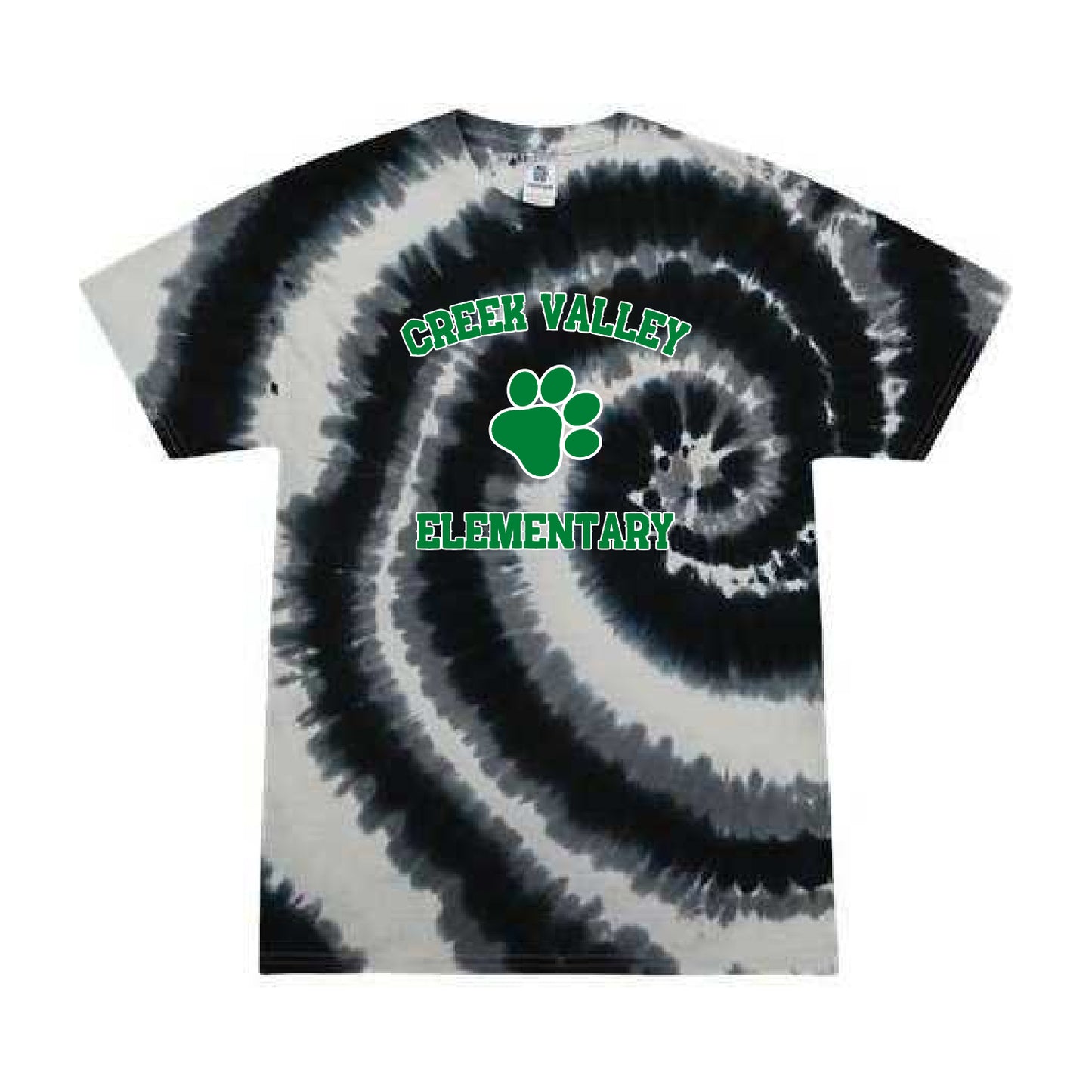 Creek Valley Elementary Multi-Color Tie-Dyed T-Shirt Classic