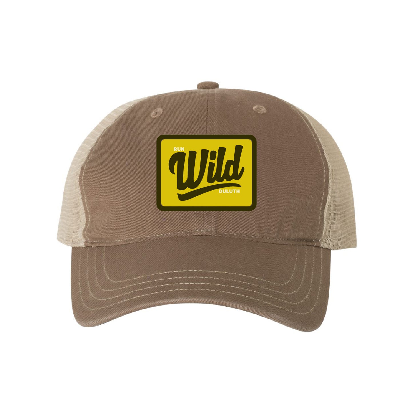 Run Wild Duluth Washed Trucker Cap (Swoosh Patch)