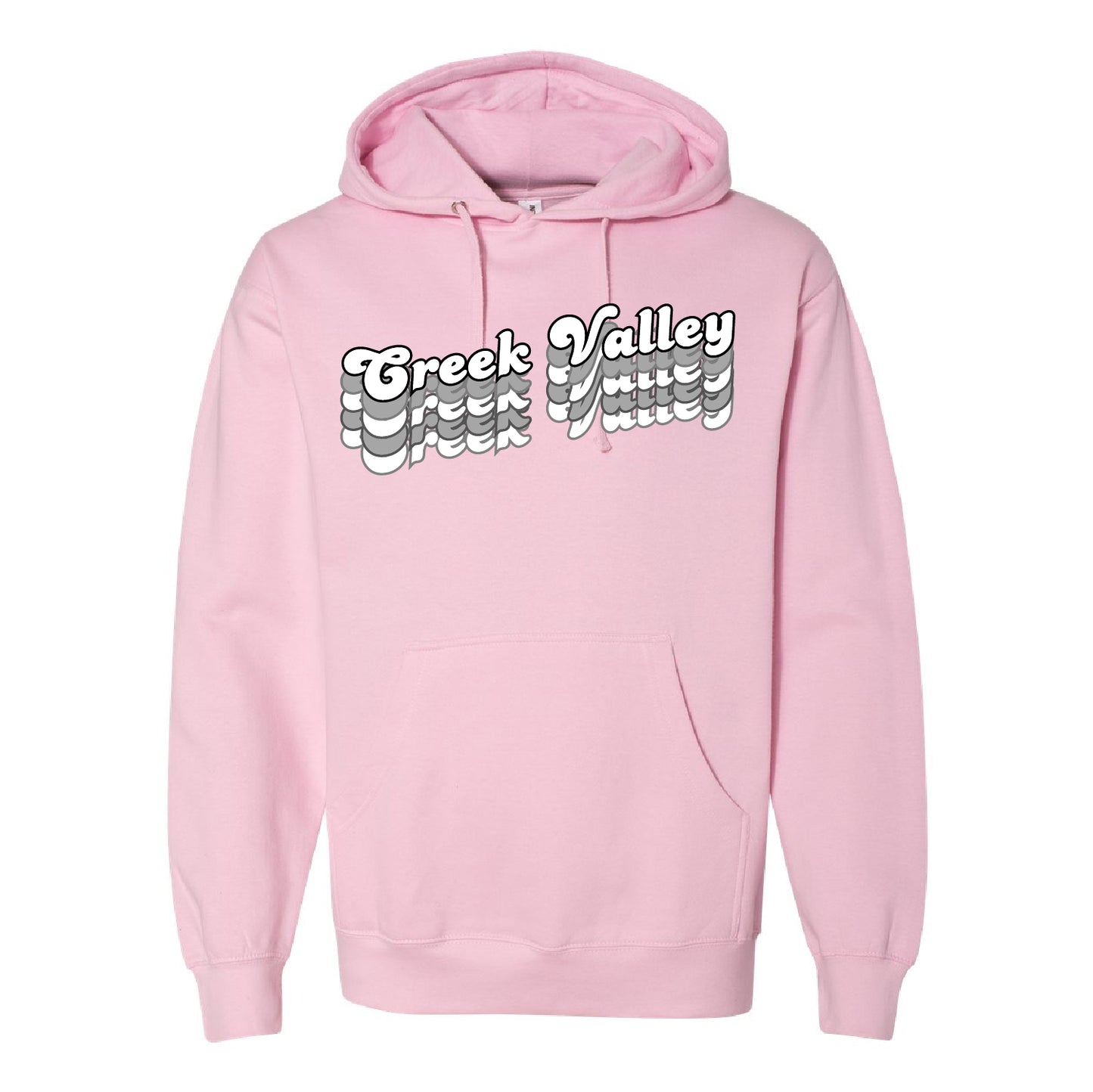 Creek Valley Elementary Unisex Midweight Hooded Sweatshirt Repeat