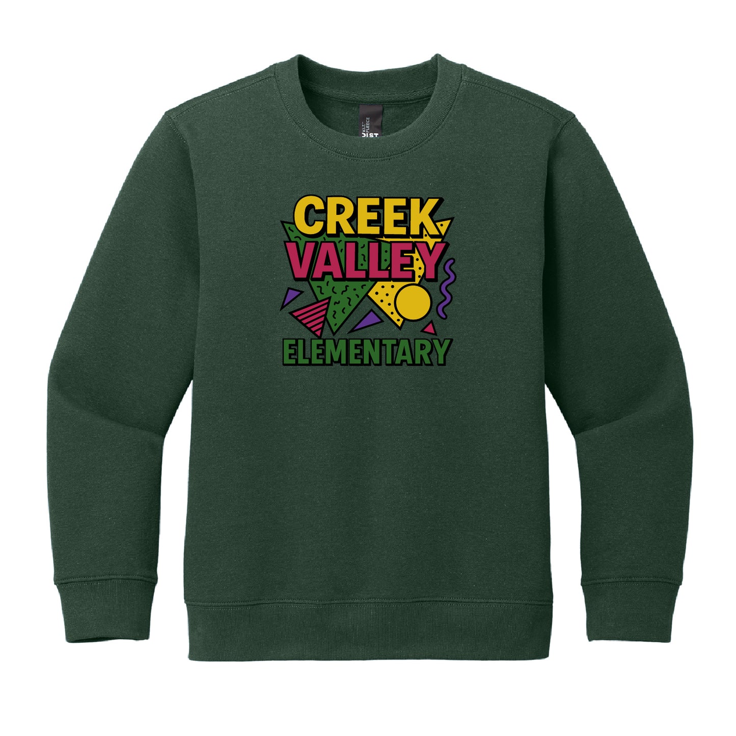 Creek Valley Youth VIT Fleece Crewneck 90s Theme