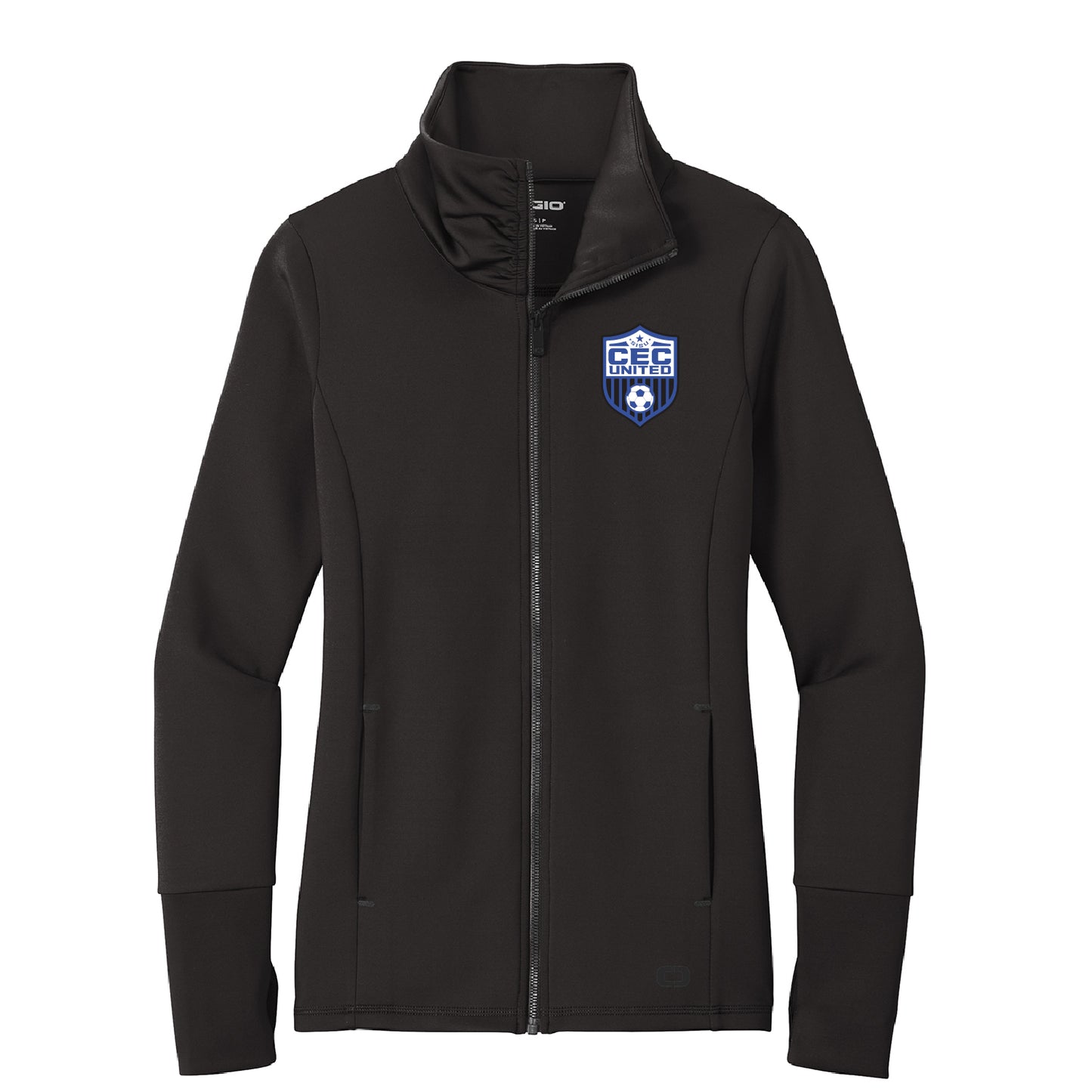 Cec United Ladies Modern Performance Full-Zip