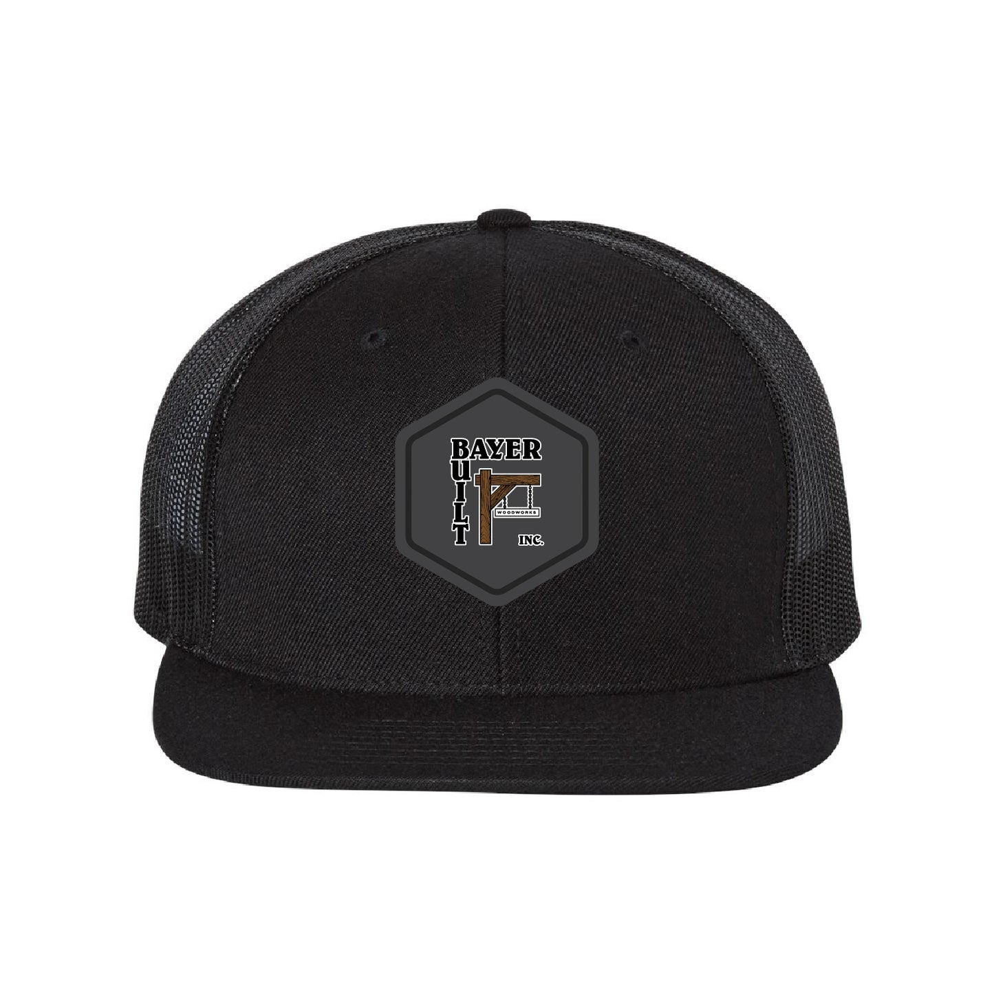 Bayer Built Wool Blend Flat Bill Trucker Cap