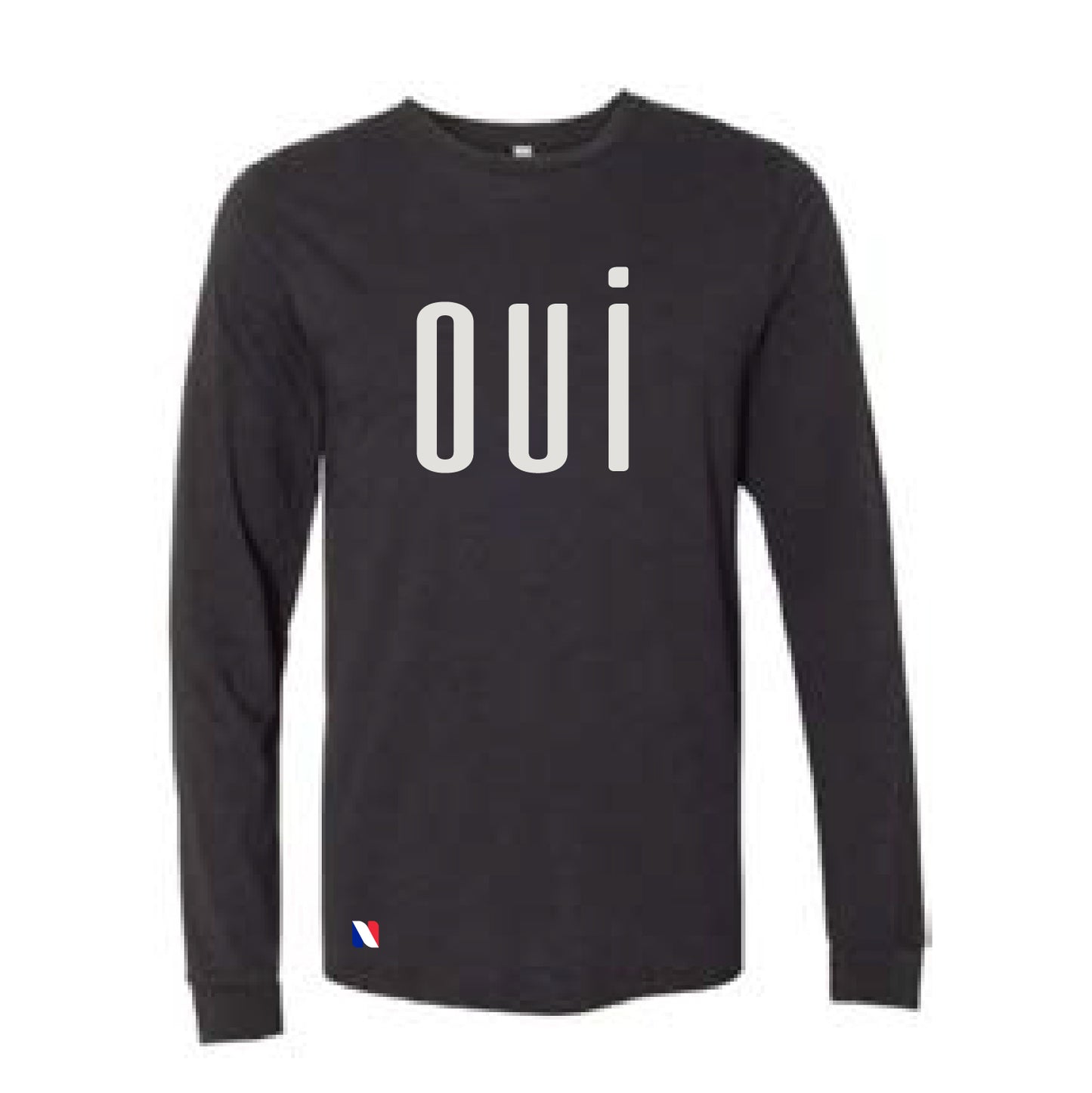 OUI –  HEATHER CVC LONG SLEEVE TEE