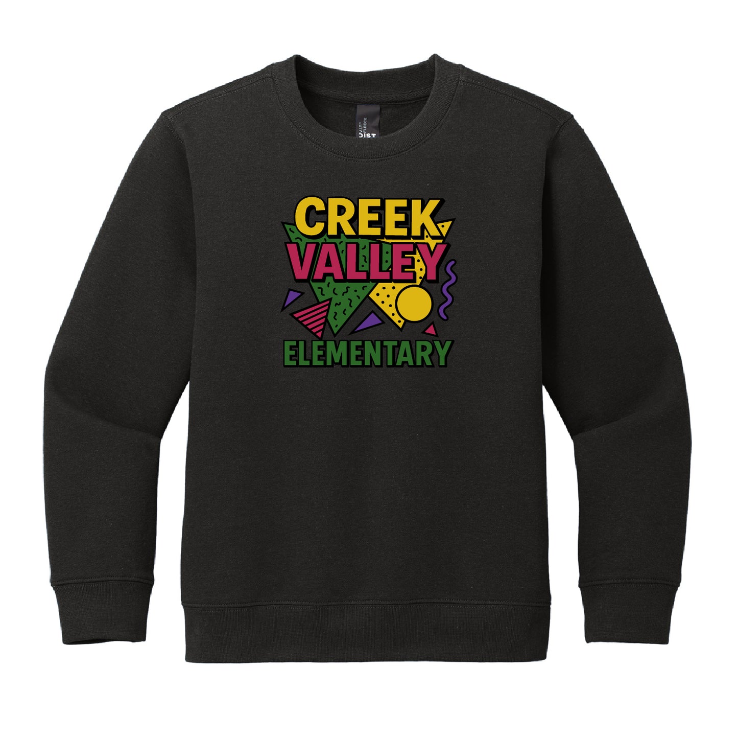 Creek Valley Youth VIT Fleece Crewneck 90s Theme