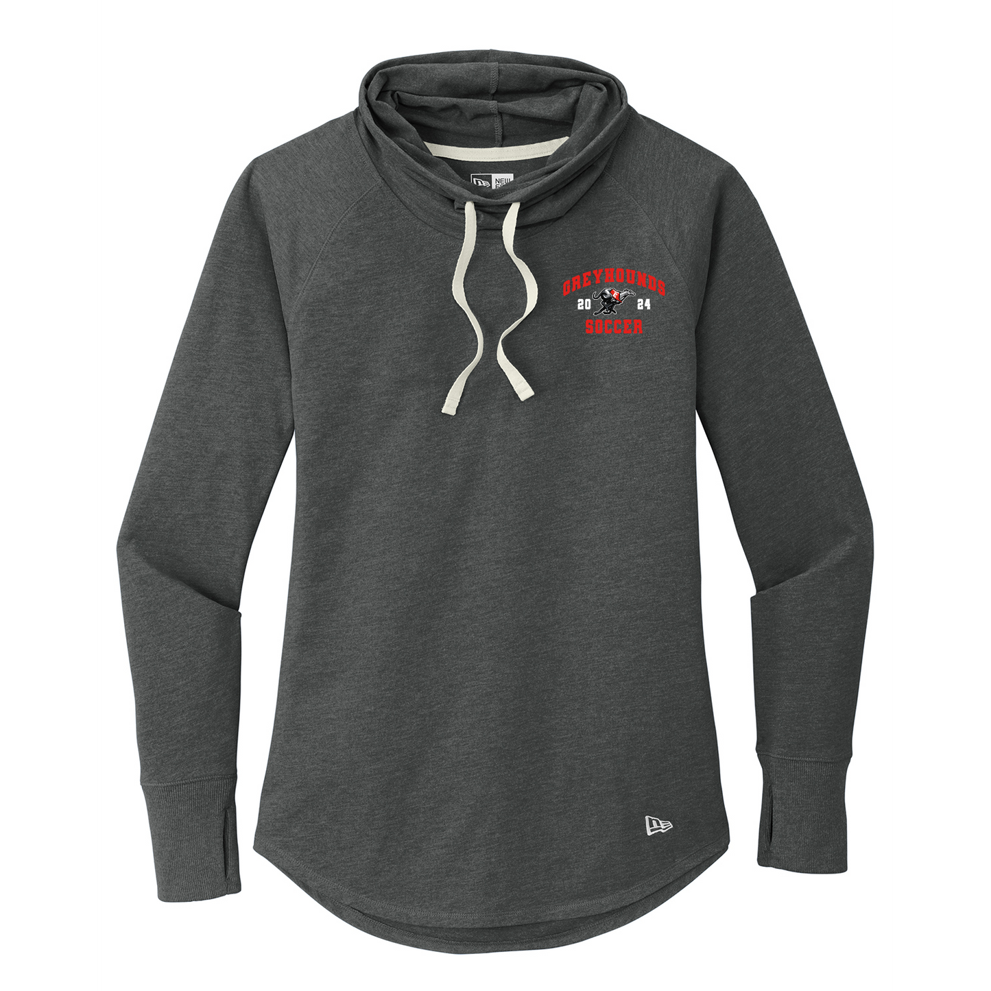 East Boys Soccer Ladies Sueded Cotton Blend Cowl Tee